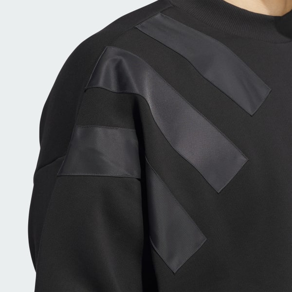 adidas Anthony Edwards 1 Foundation Crew Sweatshirt - Black