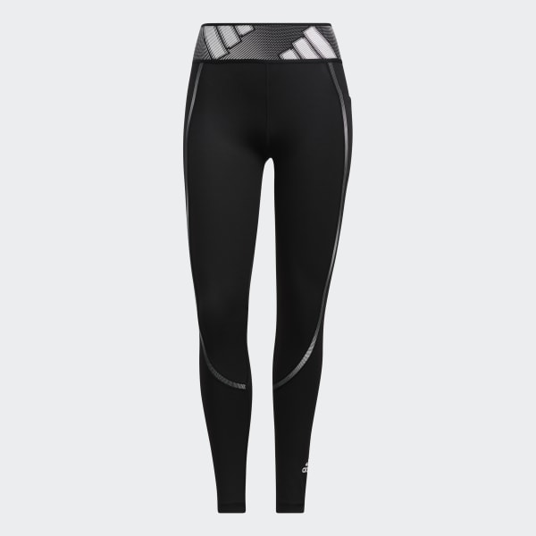 Negro Licras Largas Techfit Pretina Alta