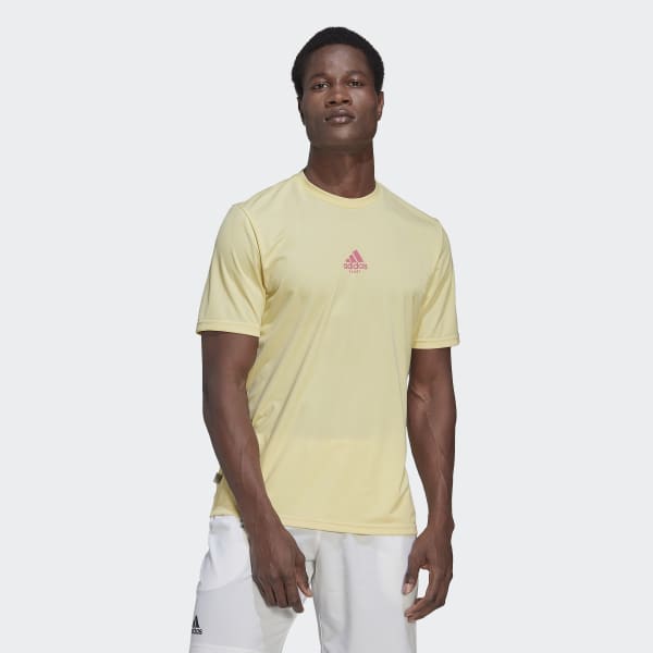 Amarelo T-shirt de Padel CN423
