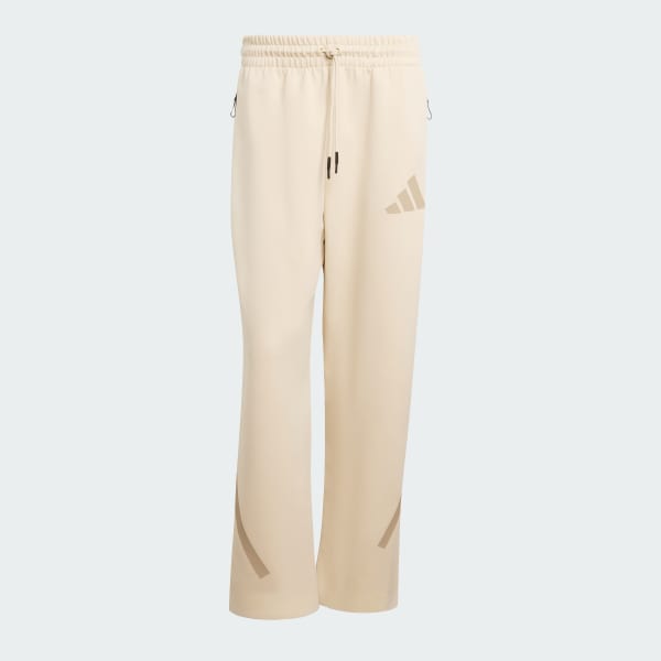 Beige adidas Z.N.E. Open-Hem Pants