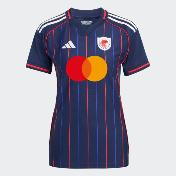 Niebieski Koszulka Olympique Lyonnais (Women's Team) 25/26 Away