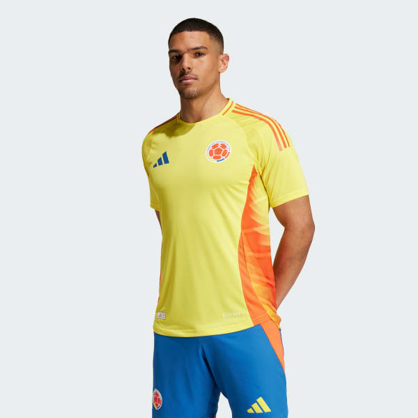 สีเหลือง เสื้อแข่งชุดเหย้า Colombia 2024