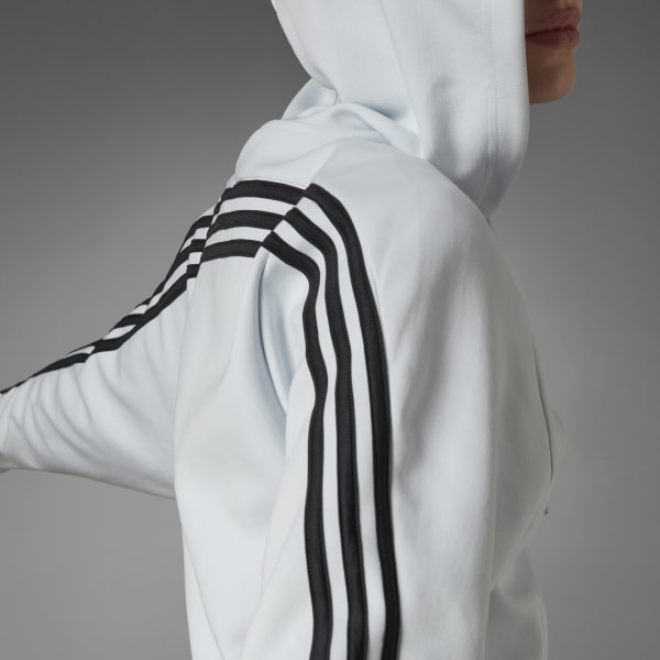 Blu Giacca da allenamento adidas Sportswear Future Icons 3-Stripes Hooded V0687