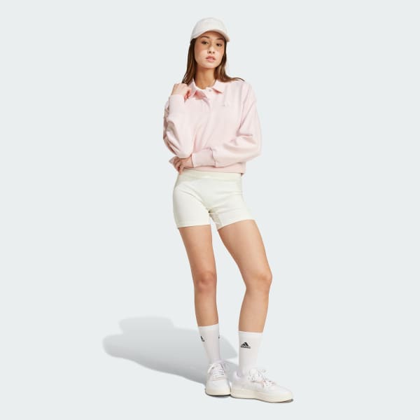 Pink ALL SZN French Terry Polo Sweatshirt