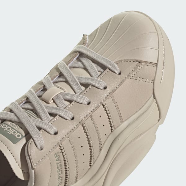 Adidas superstar beige suede hot sale