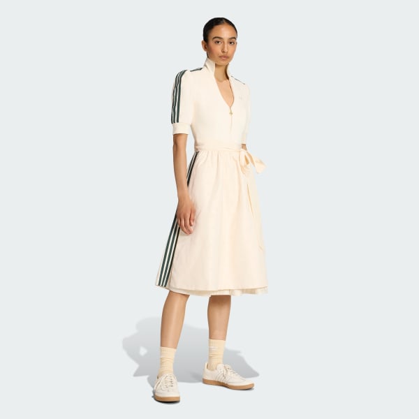 White ADIDAS ORIGINALS DIRNDL Dress