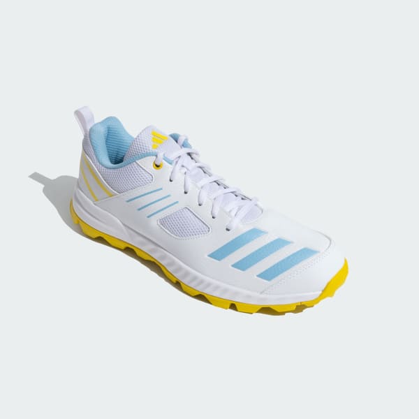 White CRIHASE 23 Cricket Shoes