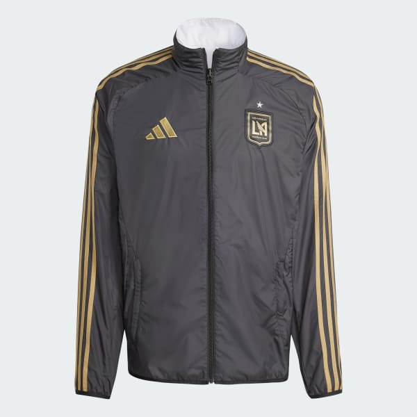 adidas LAFC ロサンゼルスFC トラックジャケット adidas LAFC Reversible Anthem Jacket - Black | Free Shipping