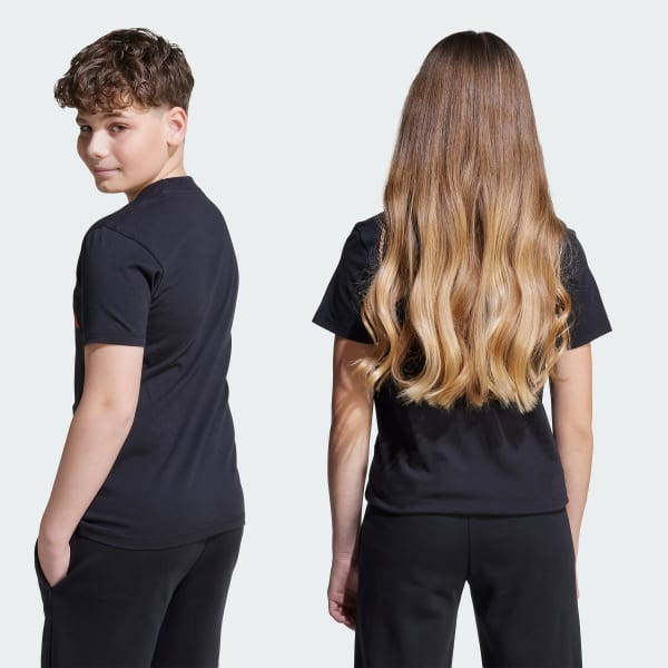 Negro Remera Essentials Niños