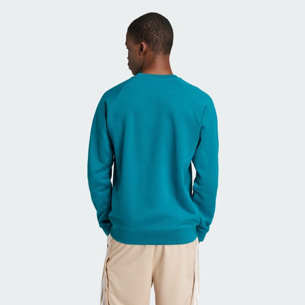 Turquoise Adicolor Classics Trefoil Crewneck Sweatshirt