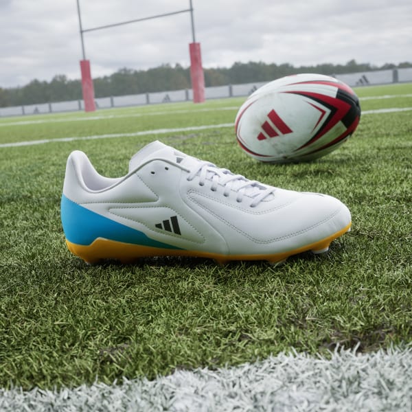 Hvit RS15 Elite Soft Ground Rugbysko