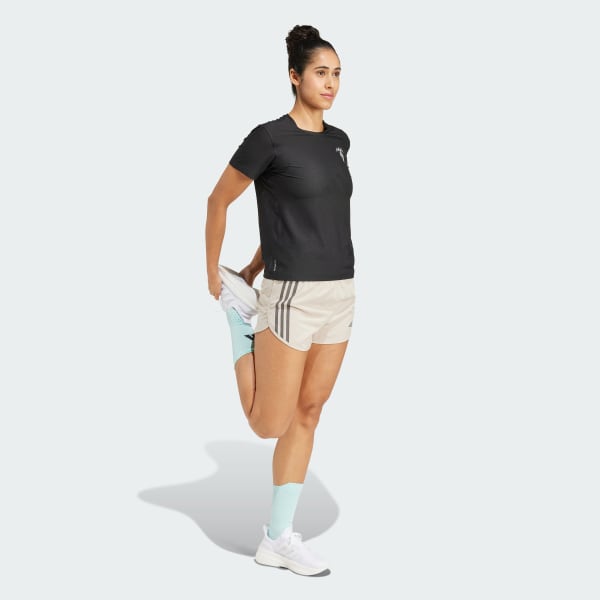 Black Running Ice Cream Graphic Tee