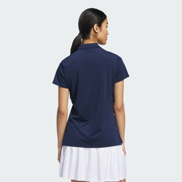 Blauw Ultimate365 Solid Poloshirt met Korte Mouwen
