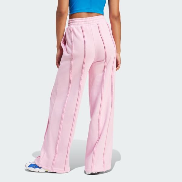 adidas Women's Lifestyle Distressed Sweat Pants - Pink adidas US