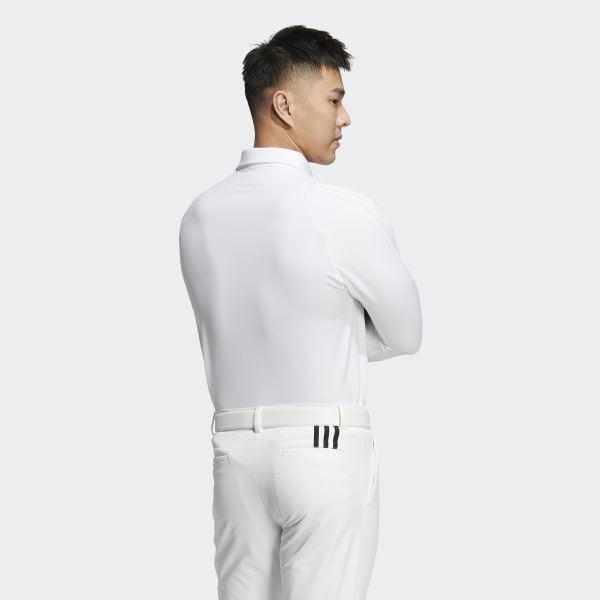 White 콜드레디 긴팔 폴로 셔츠