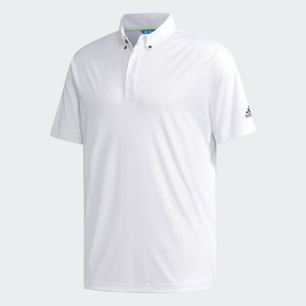 white adidas polo shirt