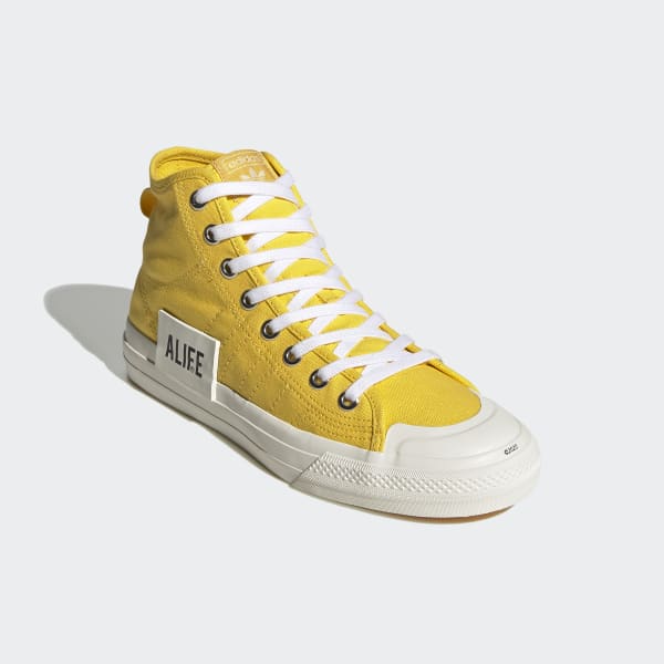 yellow comfort shoes