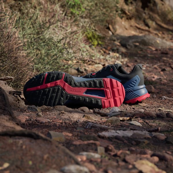 Blue Terrex Soulstride RAIN.RDY Trail Running Shoes