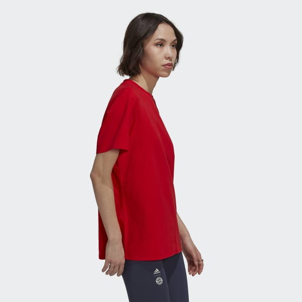 Red FC Bayern Graphic T-Shirt