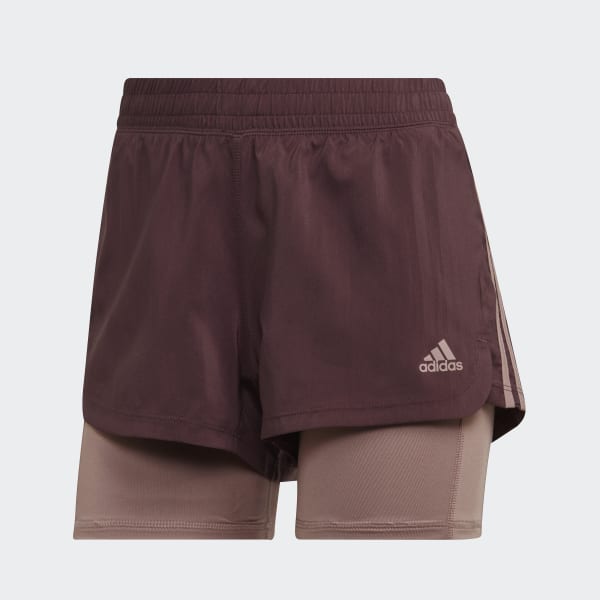 Adidas double layer shorts hotsell