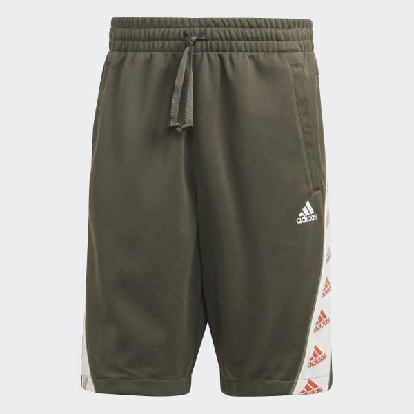 Green Taped Shorts