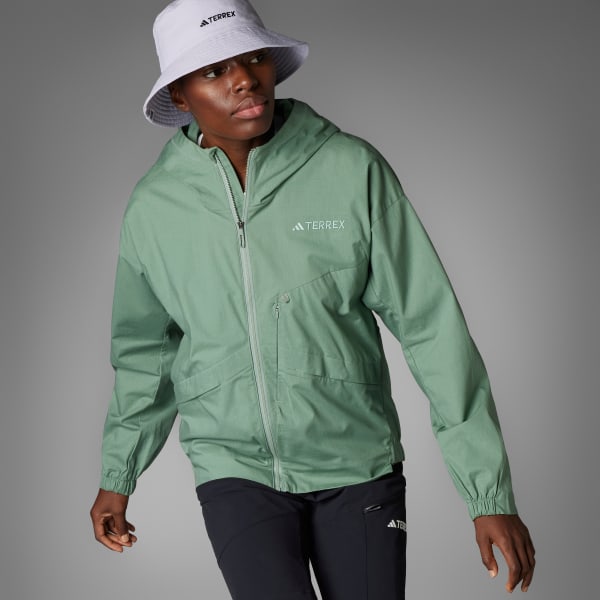 adidas Terrex Xploric Wind Jacket Green Free Shipping with adiClub adidas Canada