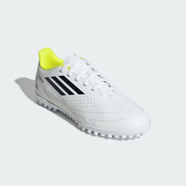 White Deportivo III Turf Boots Kids
