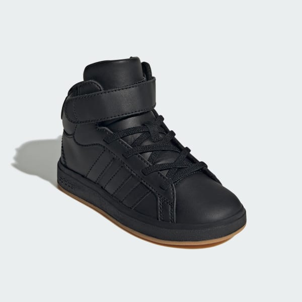 Negro Zapatillas Grand Court Mid para niños