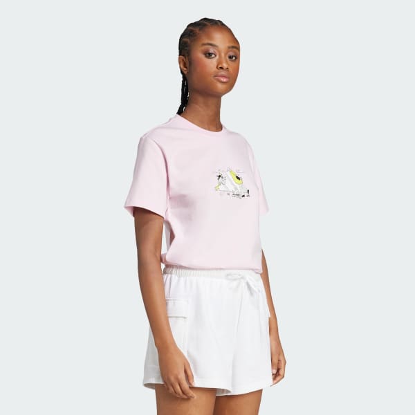 Pink Doodle Graphic Tee