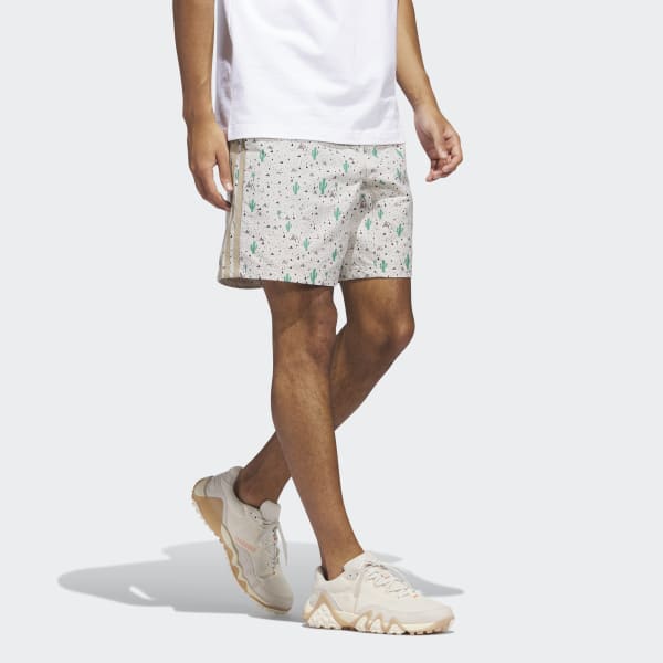 adidas Adicross Desert Loose Fit 7.5-Inch Golf Shorts - Beige | Men's ...