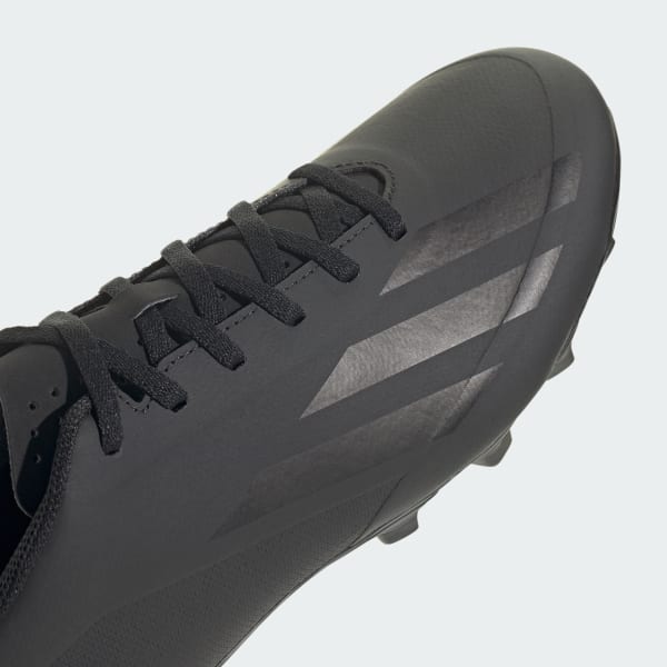 Ground | adidas Black Soccer Soccer X Unisex Crazyfast.4 - Flexible Cleats US adidas |
