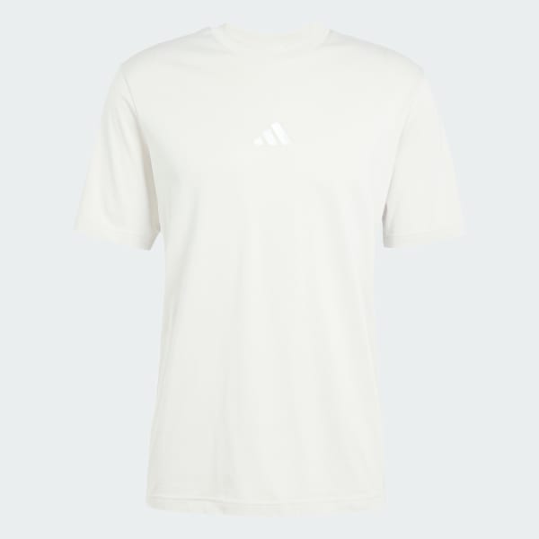 Beige Essentials 3-Stripes Single Jersey Tee