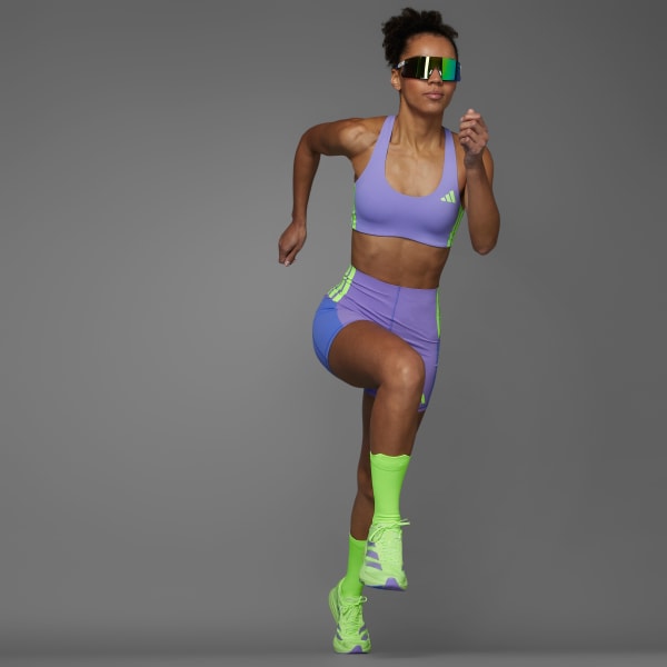 Ungu Legging Pendek Adizero For Her