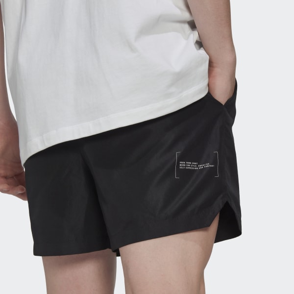 Svart Tech Shorts BW673