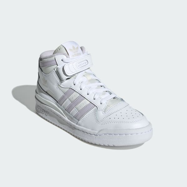 wit Forum Mid Schoenen