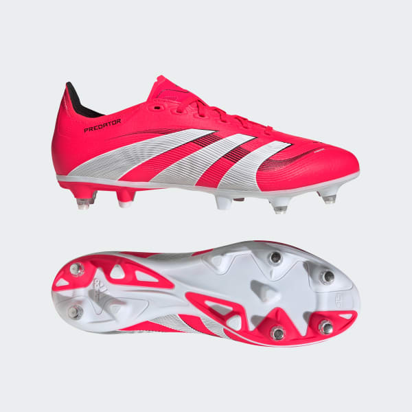Rosso Scarpe da calcio Predator League Soft Ground