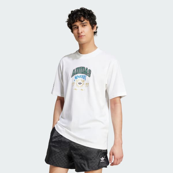 adidas 3 Stripes Tee White adidas Thailand