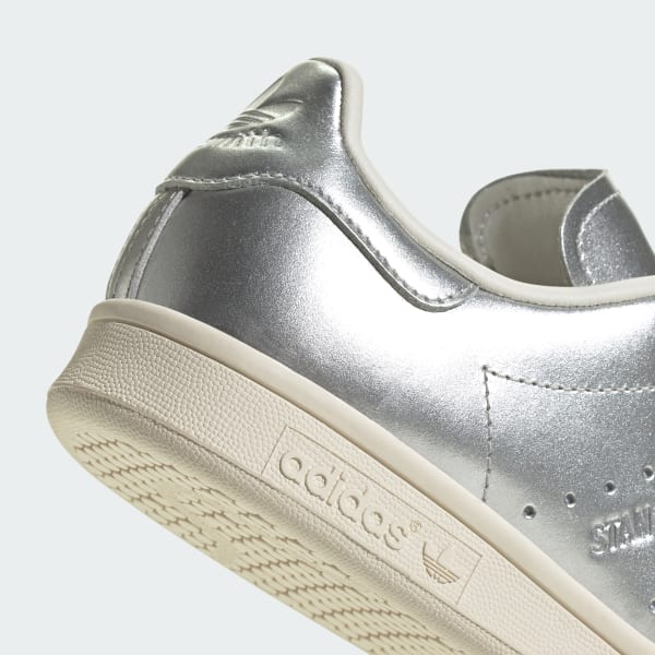 adidas Stan Smith Shoes - Silver | Free Shipping with