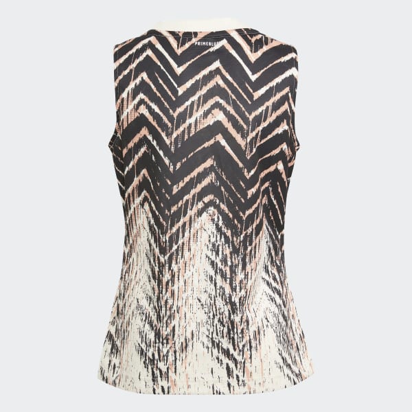 Bezowy Primeblue Tennis Match Tank Top