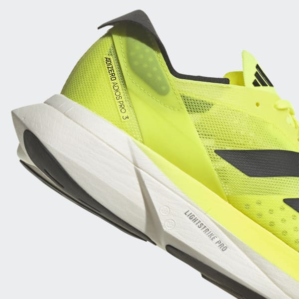 adidas Adizero Adios Pro 3 Shoes - Yellow | Free Shipping