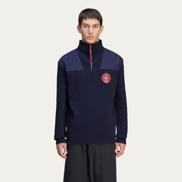adidas CP SPZL Half Zip Sweatshirt Blue adidas Finland