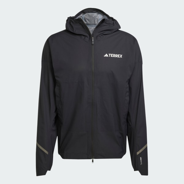 Black Terrex Xperior 2.5 Layer Light Climaproof Jacket