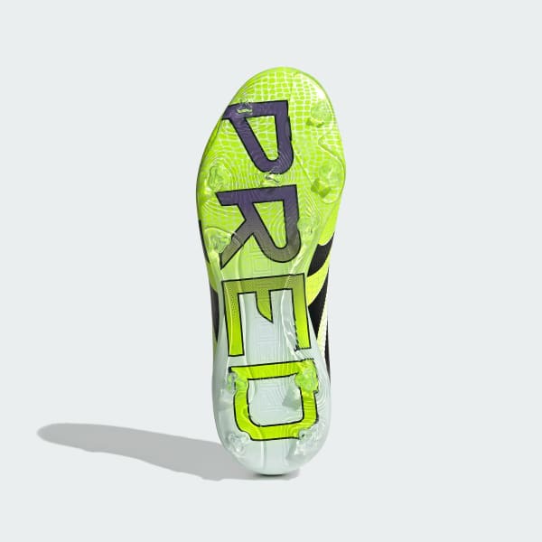 White Predator Elite Laceless Firm Ground Boots Kids