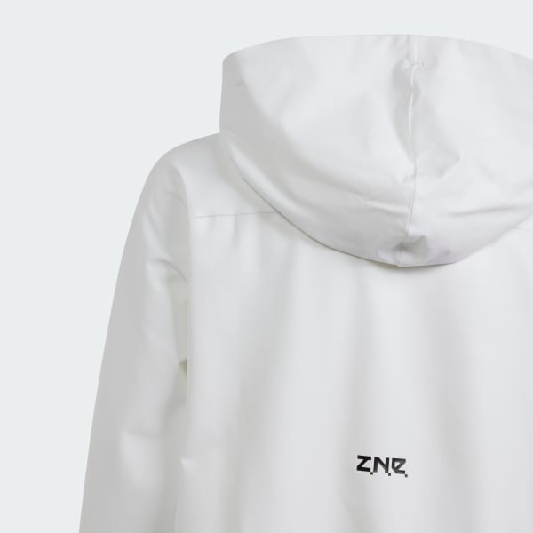 White Z.N.E. Woven Full-Zip Track Jacket Kids