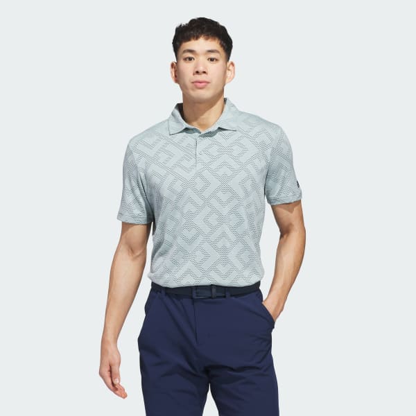 Green ULTIMATE365 JACQUARD POLO SHIRT
