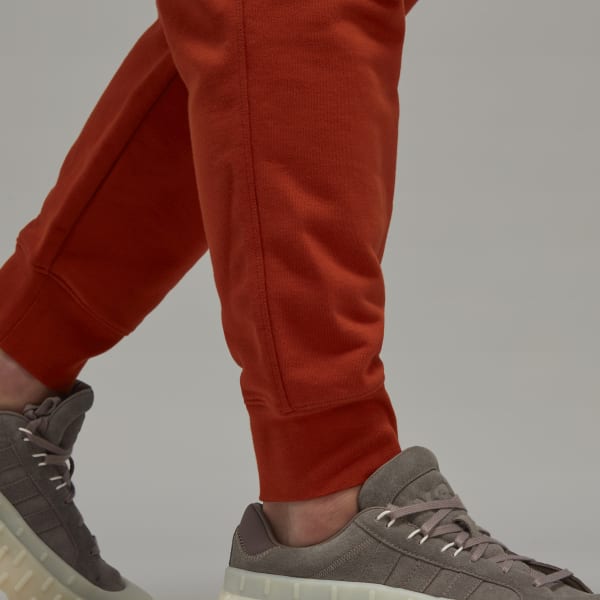 Red Y-3 클래식 테리 커프트 팬츠 EKC91