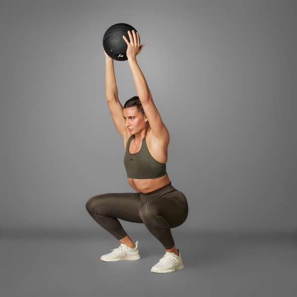 Verde Top Treino Médio Suporte Powerimpact Luxe Proseries