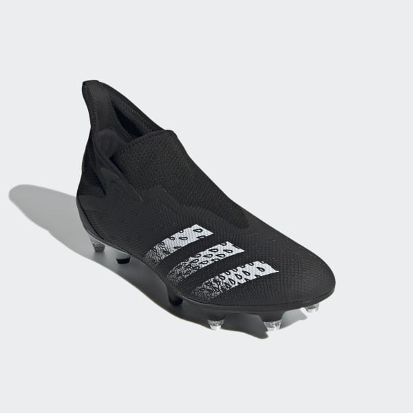 adidas predator freak laceless black