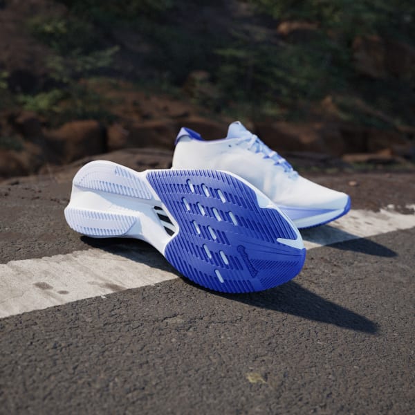 White Adizero Boston 12 Shoes
