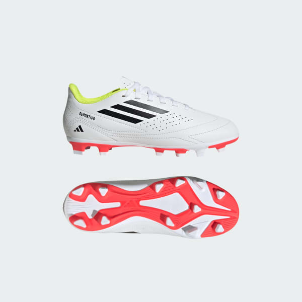 White Deportivo III Flexible Ground Boots Kids